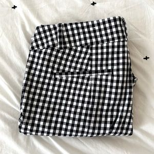 LOFT • Petite Checkered Dress Pant
